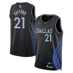 Maillot NBA Dallas Mavericks Daniel Gafford Nike 2025-26 City Edition Noir Swingman - Homme